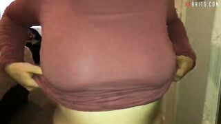 British MILF Slow Motion Tit Drop