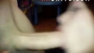 Dirty Chav MILF Blowing Sons Best Mate