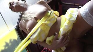 Threesome Hard Fuck With 2 Hotties in Outfits