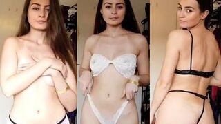 Anna Zapala Sexy Lingerie Try On Haul Patreon Video