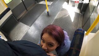 Risky Blowjob on London Tube. Caught by Stranger